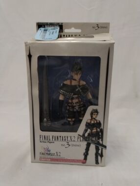 Final Fantasy X-2 Paine Action Figure - Black & Silver Outfit